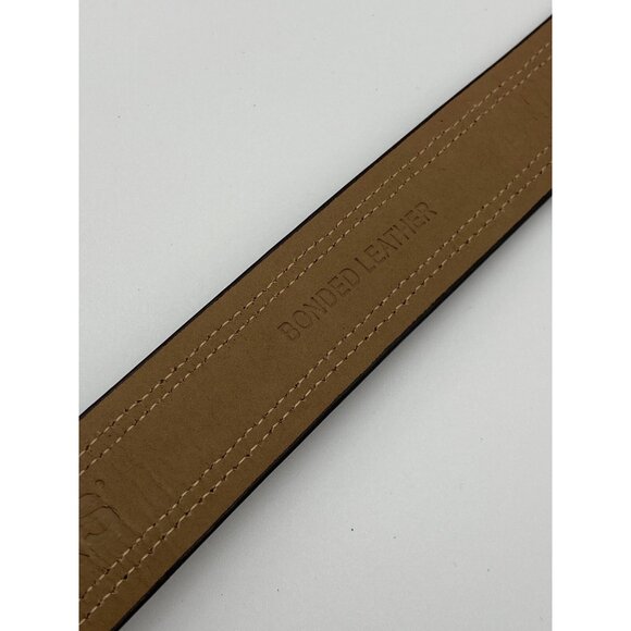 Dockers Men's Brown Leather Belt Size 32 Bonded Leather 1.25" Wide Style 1DK01KW - Picture 15 of 16